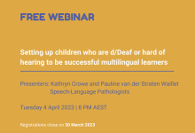 Setting up children who are DHH to be successful multilingual learners