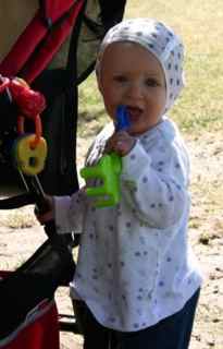 Baby with aviator cap